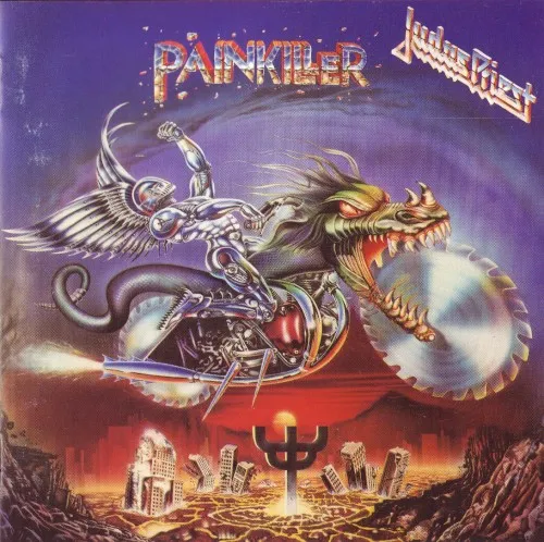 Original album cover for Painkiller by Judas Priest
