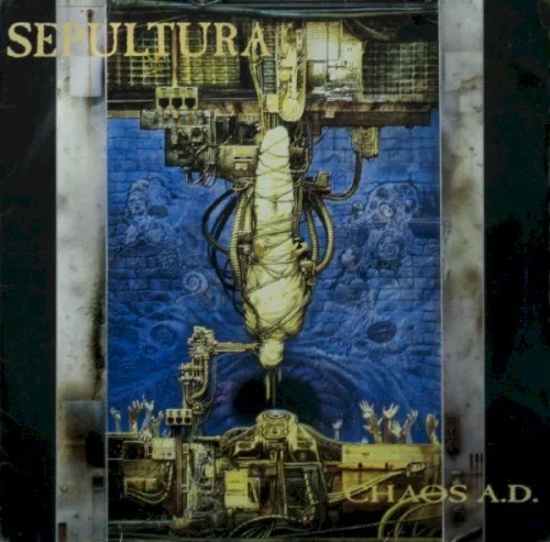 Original album cover for Chaos A.D. by Sepultura