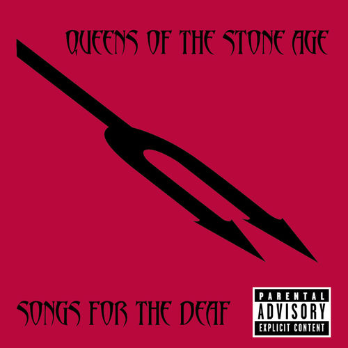 Original album cover for Songs for the Deaf by Queens of the Stone Age